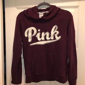Pink Victoria’s Secret sweatshirt